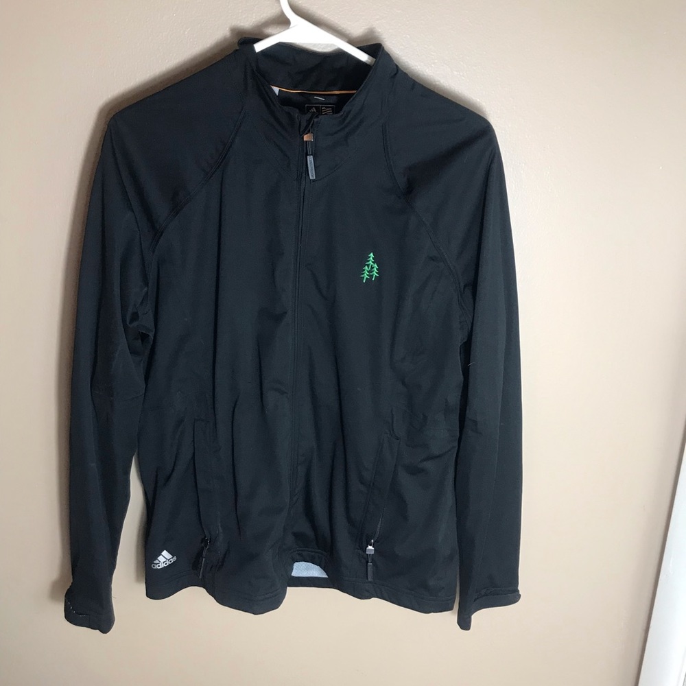 Adidas Golf Black WindBreaker Jacket Size M